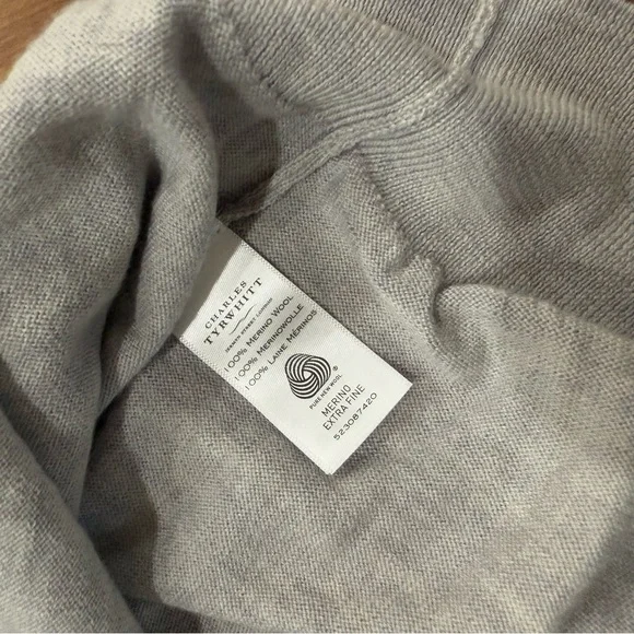 Charles Tyrwhittt Merino Wool V-Neck Sweater